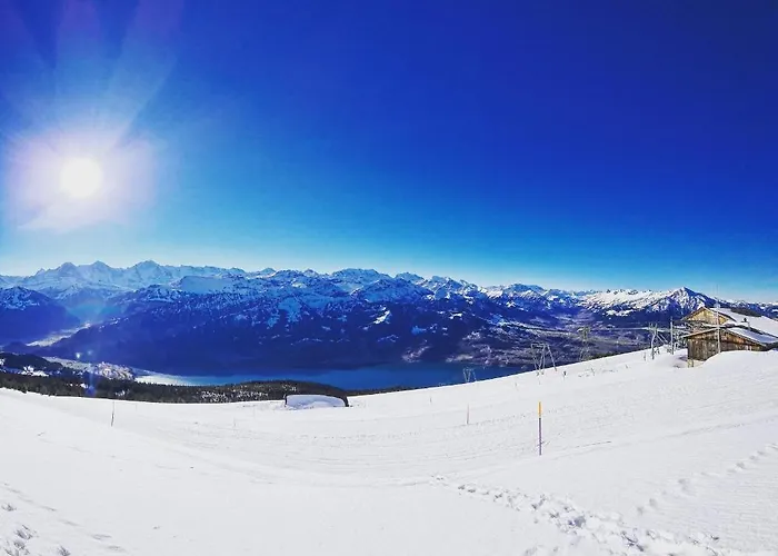 Apartman Alpine Balcony 2-Room Apartment Beatenberg